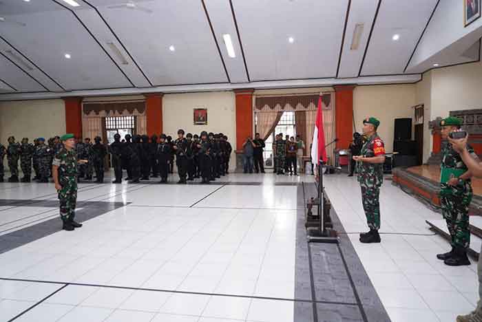 Apel gelar pasukan pengamanan Presiden di Aula Makorem.