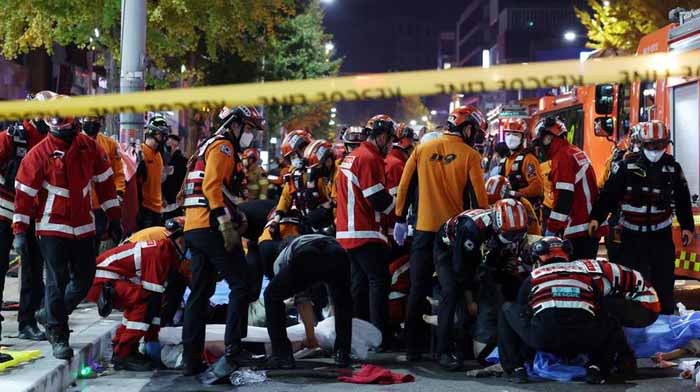 Pesta Helloween di Korea Selatan jadi Tragedi.