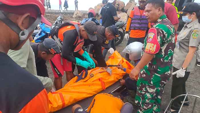 Jenazah Ni Putu Widia Margareta ditemukan sekitar pukul 14.05 wita di pesisir Pantai Delod Berawah. Lokasi persisnya yakni arah 225° dari tempat korban terpeleset dengan jarak kurang lebih 5 km.