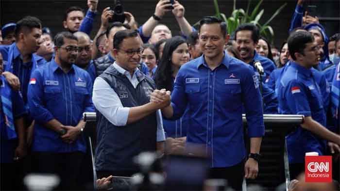 Anies Baswedan bersama AHY.