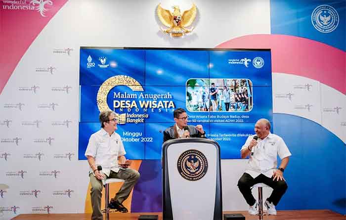 Malam Puncak Anugerah Desa Wisata Indonesia 2022 akan Digelar 30 Oktober.