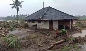 Banjir bandang di Jembrana, Bali.