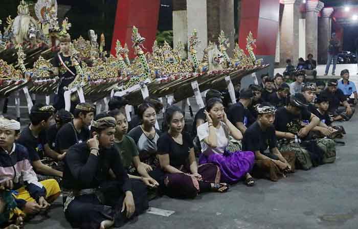 Kesenian Jegog turut ambil bagian dalam memeriahkan pelaksanaan kegiatan Presidensi G20 di Nusa Dua.