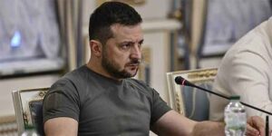 Presiden Ukraina Volodymyr Zelensky