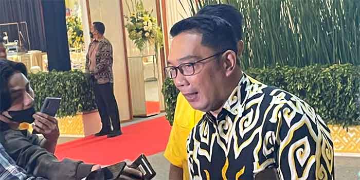 Gubernur Jawa Barat, Ridwan Kamil di HUT ke-58 Partai Golkar.