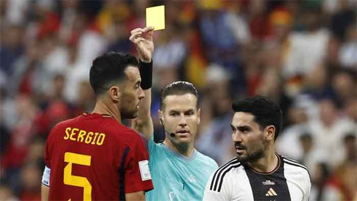 Laga Spanyol vs Jerman berakhir imbang 1-1.