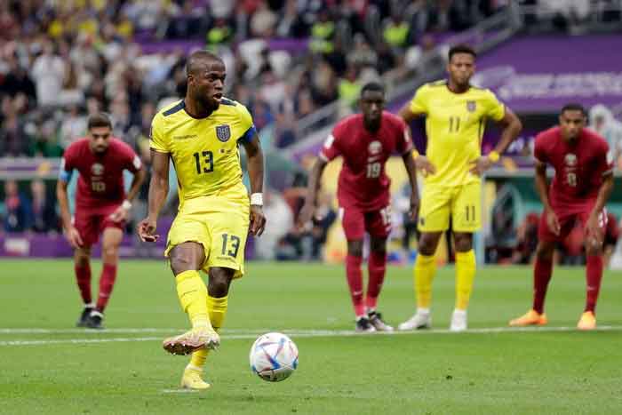 Ekuador menang 2-0 dari Qatar di Stadion Al Bayt, Al Khor pada Minggu (20/11) malam WIB.