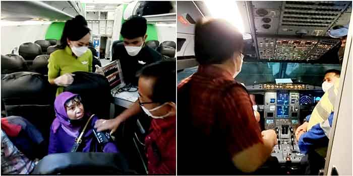 Dokter Bagus Darmayasa menolong pasien sesak nafas dalam penerbangan Jakarta Denpasar