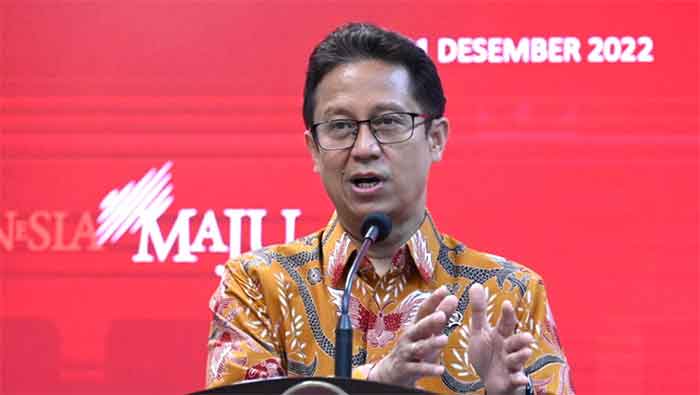 Menteri Kesehatan Budi Gunadi Sadikin memberikan keterangan pers di Kantor Presiden, Jakarta, pada Kamis, 1 Desember 2022.