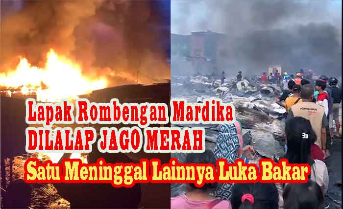 VIDEO: Lapak Rombengan Mardika Dilalap Jago Merah, Satu Meninggal Lainnya Luka Bakar