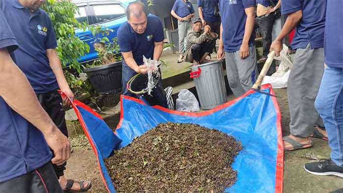 Percobaan olah limbah kulit kopi