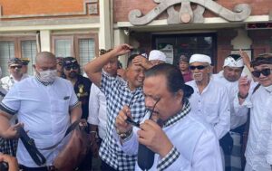 Suasana PN saat penolakan PraPeradilan Kasus AWK
