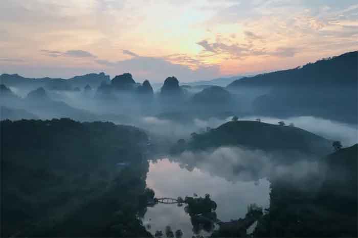 Pemandangan salah satu kawasan yang akan dijadikan taman nasional di China. (Xinhia)