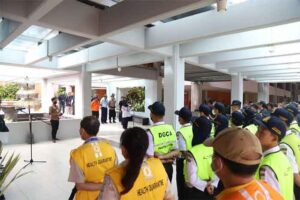 Suasana penutupan Posko Nataru Bandara Ngurah Rai