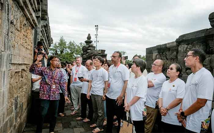 Delegasi ATF 2023 Jajal Wisata Tematik “Borobudur Trail of Civilization”. (Foto: Kemenparekraf)