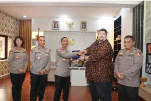 Kapolda Bali saat menerima kunjungan dari Lemdiklat Polri dan Kedubes Amerika Serikat