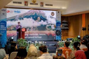 Menteri Pariwisata dan Ekonomi Kreatif/Kepala Badan Pariwisata dan Ekonomi Kreatif (Menparekraf/Kabaparekraf) Sandiaga Salahuddin Uno