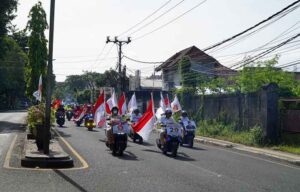Toruing Pemiu dilepas Bupati Jembrana I Nengah Tamba. (Foto: M-011)