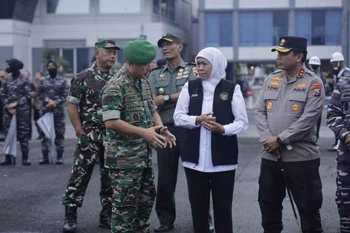 Gubernur Jawa Timur Khofifah Indar Parawansa mengapresiasi sinergitas semua pihak dalam upaya penyaluran logisti