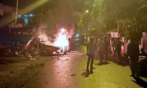 Lokasi kejadian, di Kudamati Ambon.