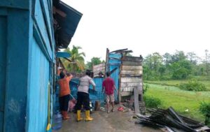 Lokasi terjadinya Angin Puting Beliung di Dusun SP2 Desa Waeapo Pulau Buru, Maluku.