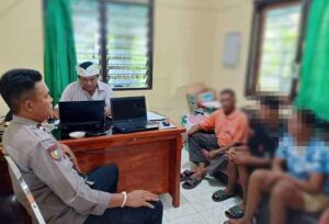 Kegiatan Sipandu Beradat terhadap pencurian yang dilakukan oleh anak dibawah umur. (ist)