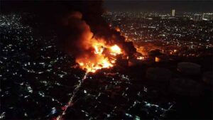 Kebakaran Depo Pertamina Plumpang. (Foto: fin.co.id)