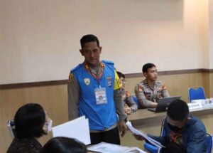 AKBP Teguh Priyo Wasono Awasi Langsung Rekrutmen Calon Anggota Polri T.A. 2023 di Aula Polres Badung jalan Kebo Iwa No 1, Mengwi, Kabupaten Badung, Bali. Kamis (27/4) pagi pukul 09.00 wita.