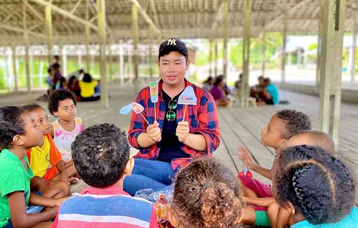 Bhrisco Jordy, Penyuluh Pelita dari Pulau Mansinam. (Foto: Istimewa)