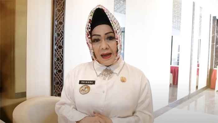 Kepala Dinas Kesehatan atau Kadinkes Lampung Reihana. (Foto: screenshoot Youtube Dinas Kesehatan Provinsi Lampung)