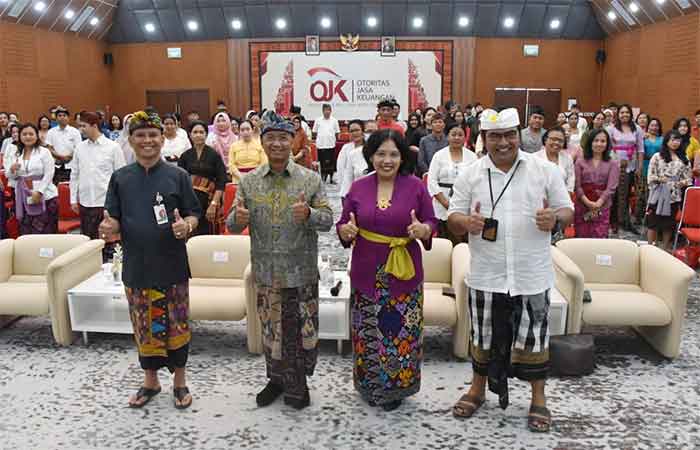 Otoritas Jasa Keuangan (OJK) Regional 8 Bali dan Nusa Tenggara menginisiasi program capacity building bagi UMKM di Bali pada Kamis (25/05/2023) yang bertajuk UMKM Bali Nadi Jayanti 2023.