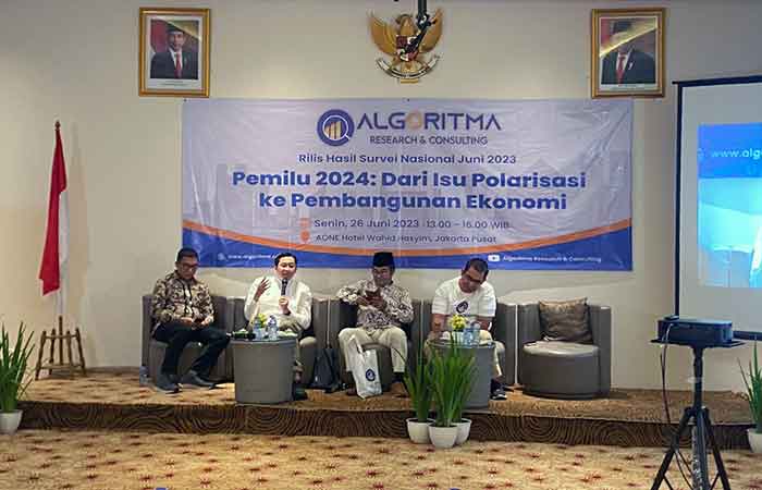 Rilis survei nasional pada Bulan Juni 2023 yang dilakukan oleh Algoritma