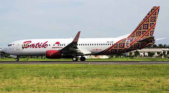 Ilustrasi Pesawat Batik Air. (Foto: jetphotos)