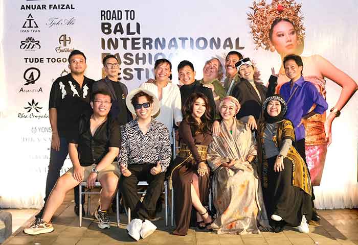 Para desainer yang ikut menampilkan karyanya di Road To Bali International Fashion Festival 2023 by Lenny Hartono