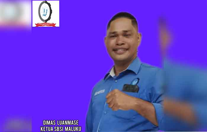 Ketua Konfederasi Serikat Buruh Sejahtera Provinsi Maluku Dimas Luanmase. (Foto: ist)