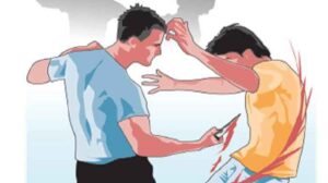 Ilustrasi penusukan
