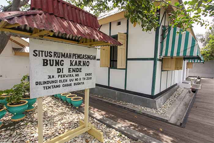 Rumah Pengasingan Bung Karno di Ende yang jadi cagar budaya (Foto: Shutterstock/bram yura kucho aritonang)