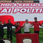 Perindo meneken MoU kerjasama politik dengan PDI Perjuangan di kantor DPP PDI Perjuangan, Jumat (9/6/2023). (Foto: Istimewa)