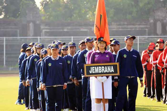 Atlet Kabupaten Jembrana berpartisipasi dalam Porsenijar Provinsi Bali 2023