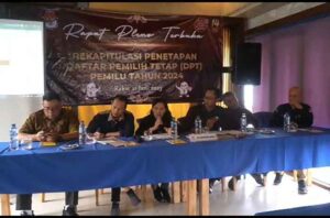 KPU menggelar Rapat Pleno Terbuka penetapan DPT Kabupaten Bangli. (Foto: istimewa)