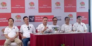 Rocky Gerung saat menghadiri acara relawan Prabowo Mania 08. (Foto: Net)