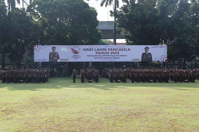 Upacara peringatan Hari Lahir Pancasila di Kejaksaan Agung