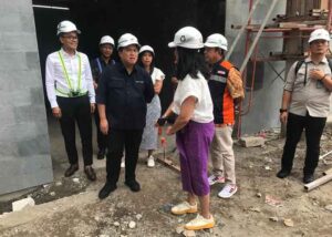 Menteri BUMN, Erick Thohir melakukan tinjauan ke "Kawasan Ekonomi Khusus” untuk melihat progress perkembangan KEK Sanur. (Foto: M-003)