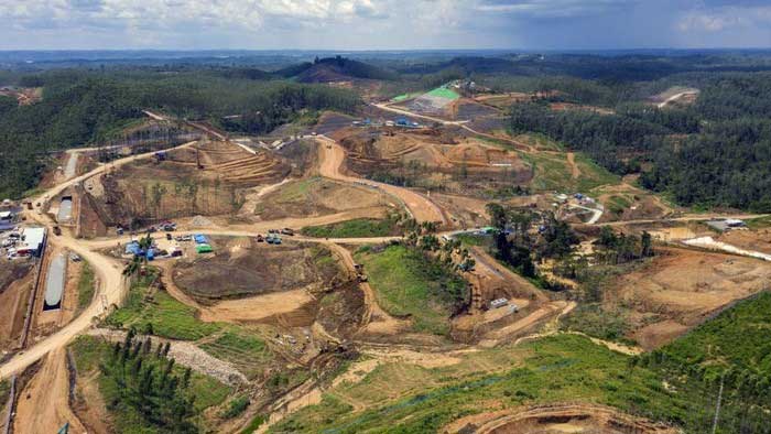 Pembangunan IKN Nusatara di Kaltim (Foto: Rony Zakaria/Getty Images via Detik.com)