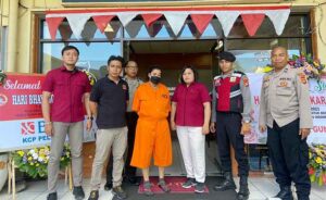 KSA diamankan oleh petugas polisi  Polres Bandara Ngurah Rai. (Foto: M-003)