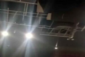 Taman Budaya Gunungkidul yang rusak akibat gempa yang terjadi pada Jumat (30/6/2023). Foto: Istimewa)