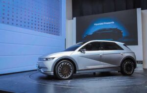 Desain dari Hyundai IONIQ 5 Indonesian Batik di GIIAS 2023. (Foto: istimewa)