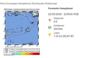 Gempa Tektonik M6,6 di Laut Banda, Tidak Berpotensi…