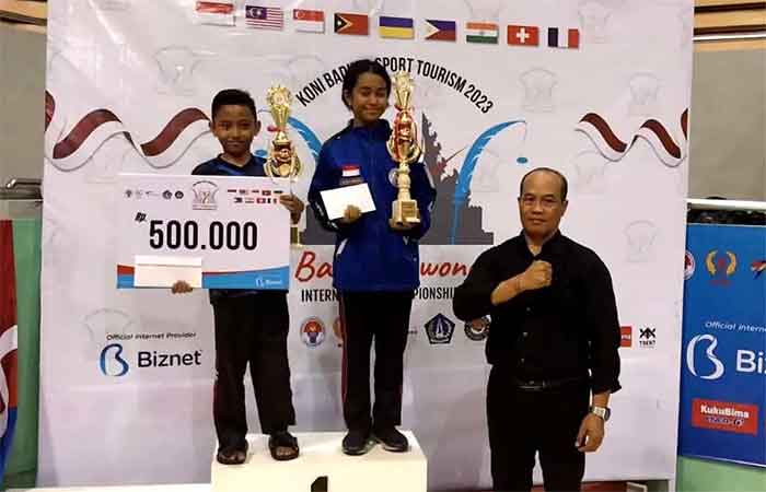Dojang Dinasty TNI AL Denpasar Juara Umum BTIC, Alexandra Daton Atlet Terbaik Pemula