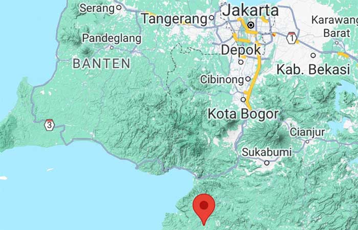 Guncangan Gempa M 5,4 di Sukabumi Tidak Memicu Terjadinya Bahaya Ikutan